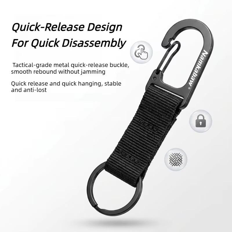 Edc Carry Clip - Mosquetão de mola compacto com fecho