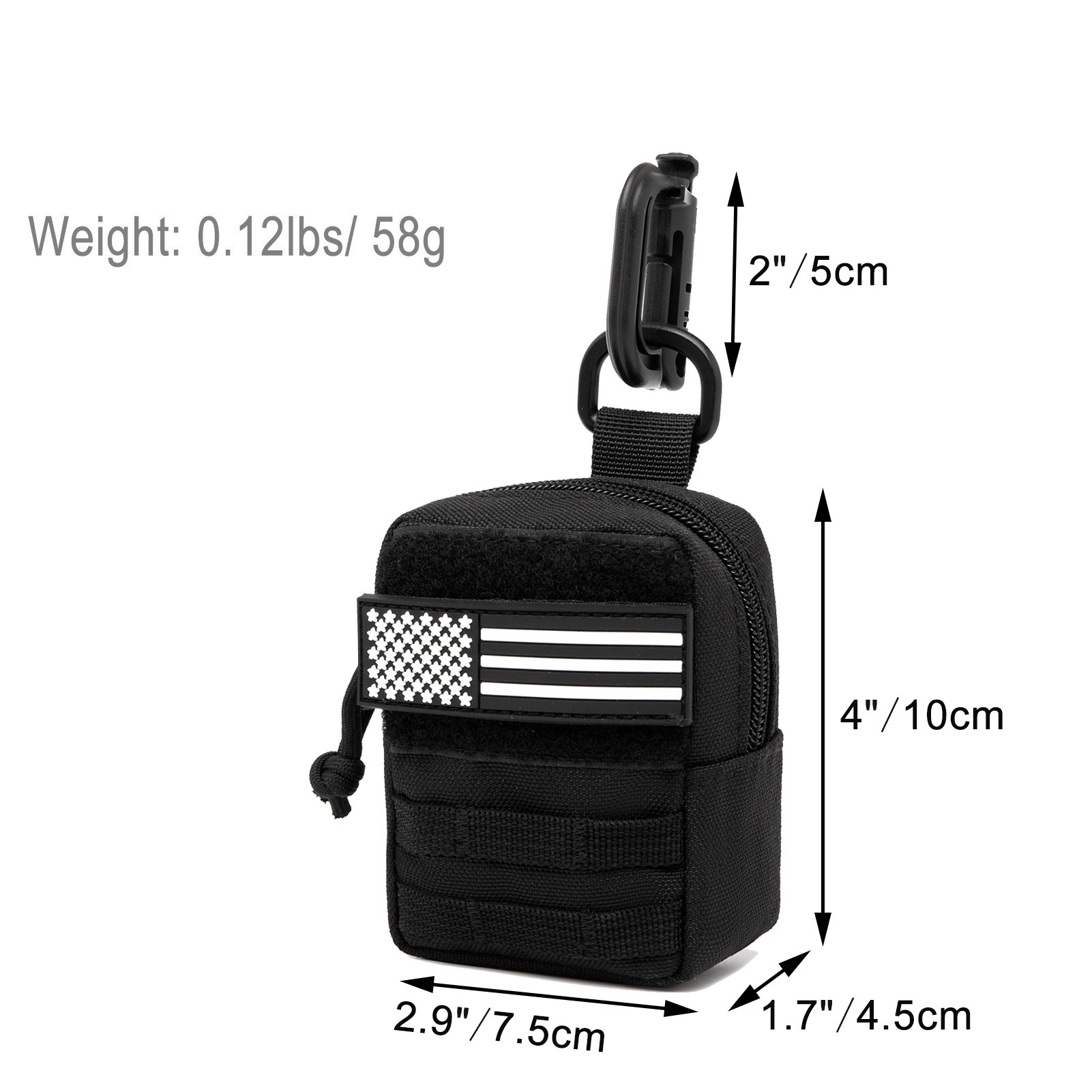 Bolsa utilitária mini MOLLE pa - Edc Carry Fanny Pack avaliação e preço