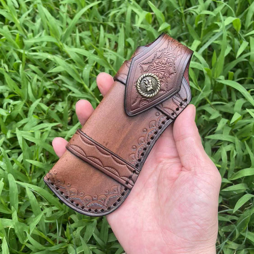 Bainha de couro de primeira ca - Edc Everyday Carry Knives avaliação e preço