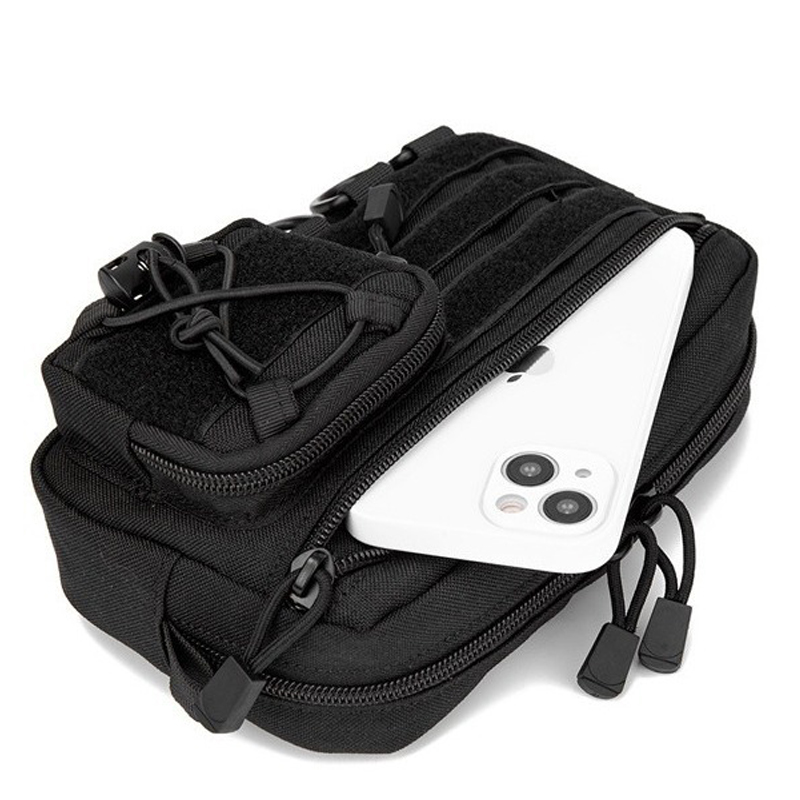 Molle tático admin horizontal  - Edc Carry Fanny Pack avaliação e preço
