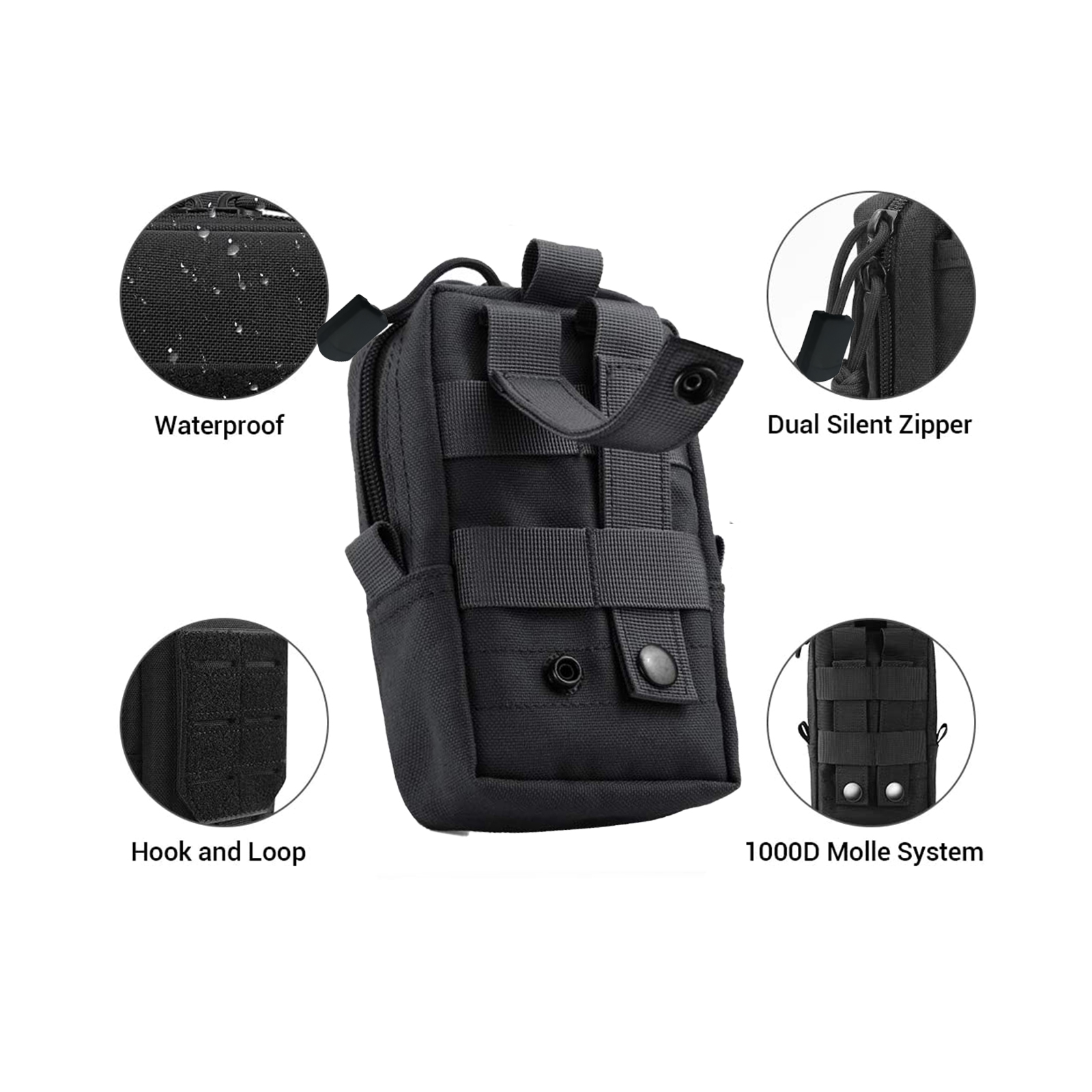 Molle tático bolsa cintura sac - Edc Carry Fanny Pack avaliação e preço