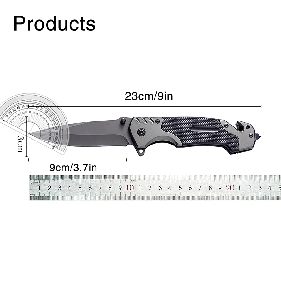 Conveniente faca de sobrevivên - Edc Carry Knife avaliação e preço