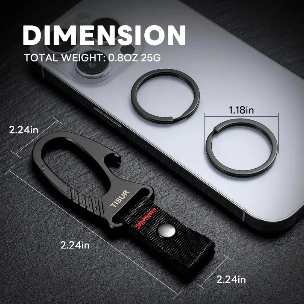 Mosquetão de Titânio Multiferr - Edc Carry Clip avaliação e preço